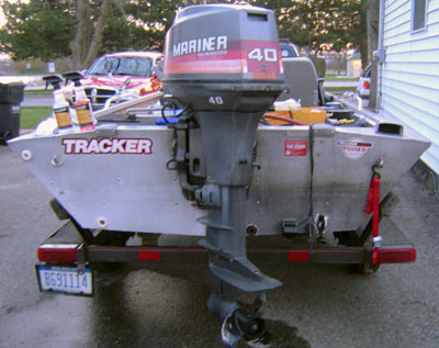 Aluminum Boat Back After Aluma Kleen