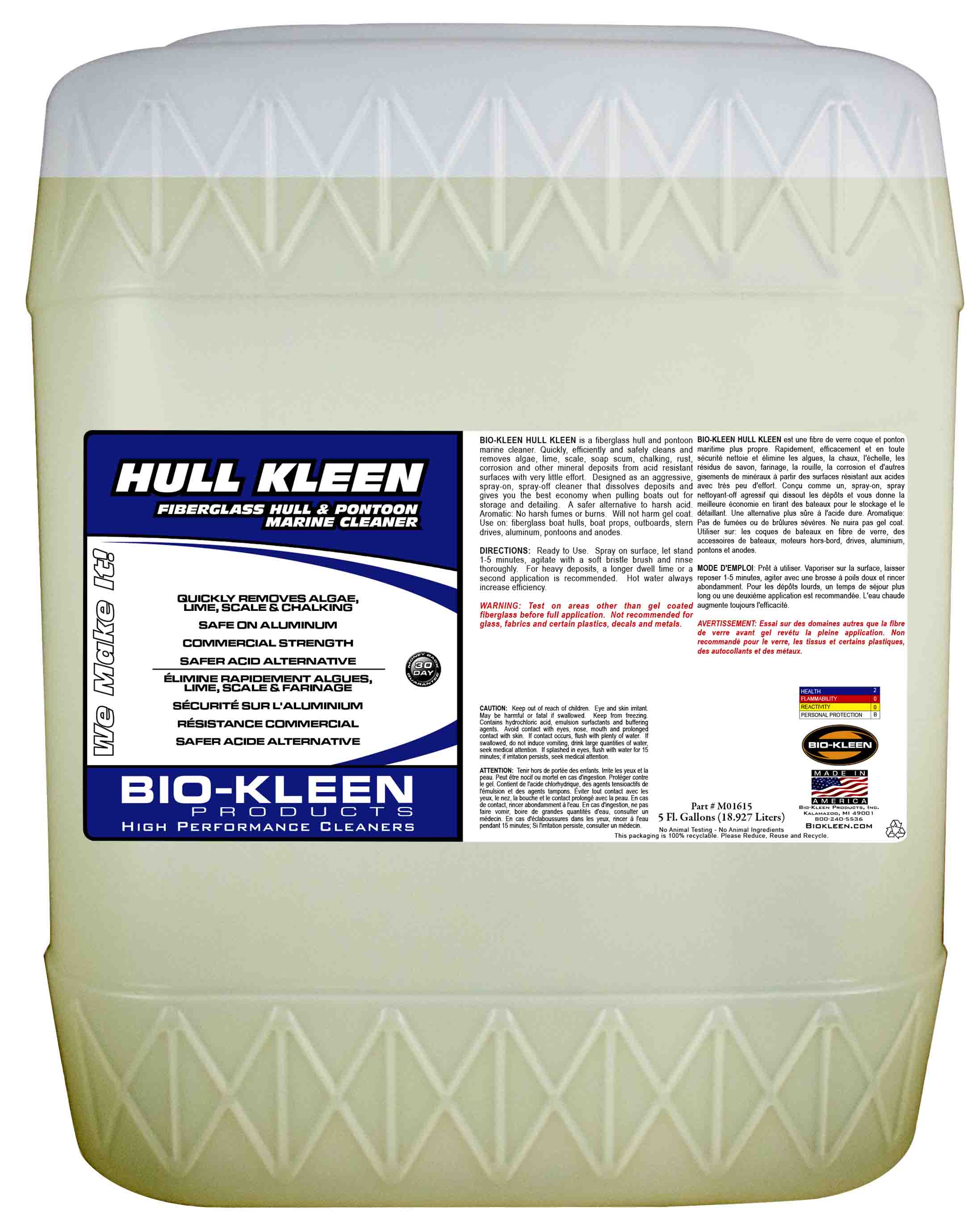 Biokeen Hull Kleen Boat Cleaner - 32 Oz Marine Cleaning Solution
