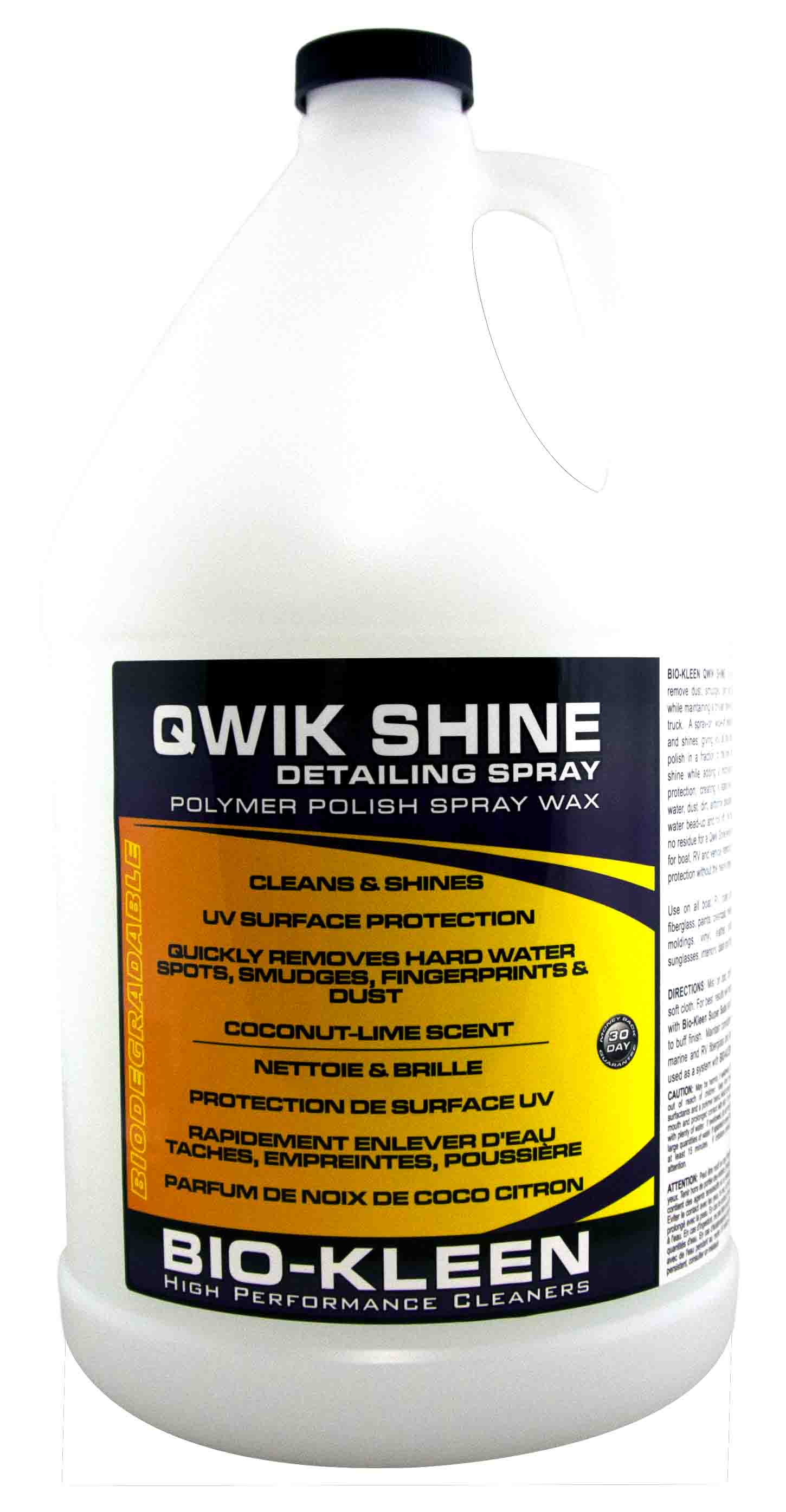Spray Wax - Detailing Spray - Bio-Kleen Qwik Shine