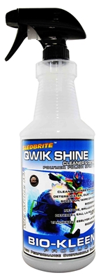 SledBrite Qwik Shine - Sled Spray Wax sled spray wax, spray on snowmobile polish, spray on snowmobile wax